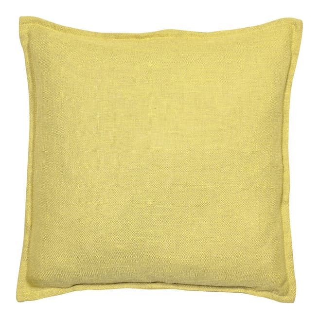 Malini Mustard Cotton Cushion with Flange 45x45cm