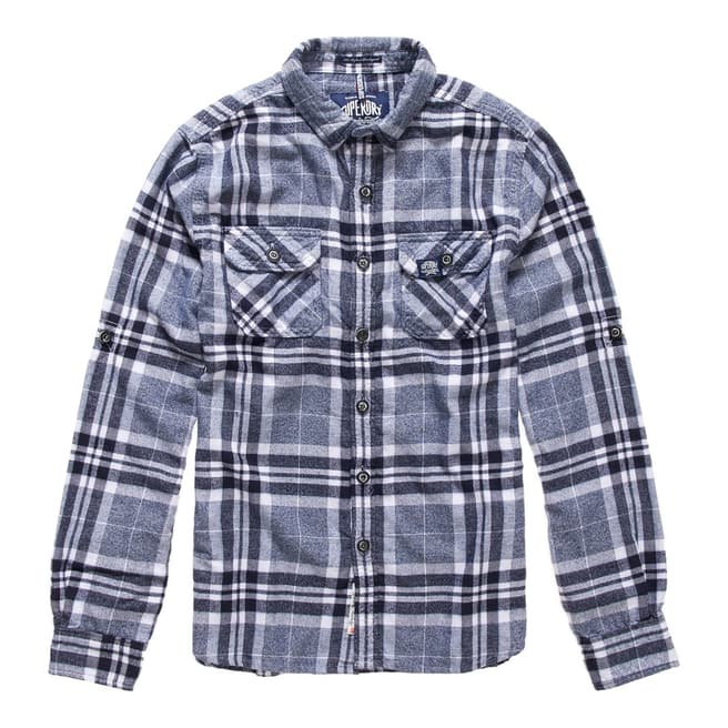 Superdry Navy/Blue Refined Lumberjack Shirt