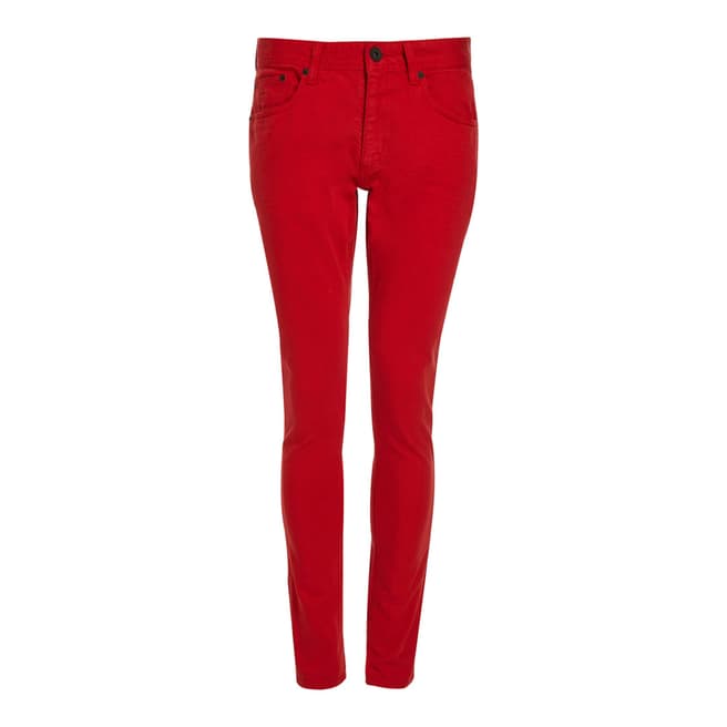 Superdry Red Skinny Stretch Jeans