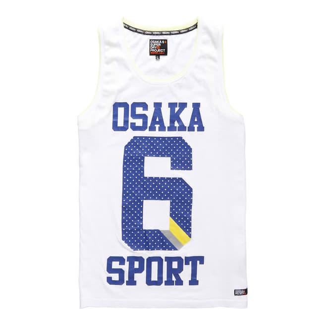 Superdry White Osaka 6 Infill Vest