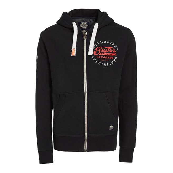 Superdry Navy Authorised Specialist Zipped Hoodie