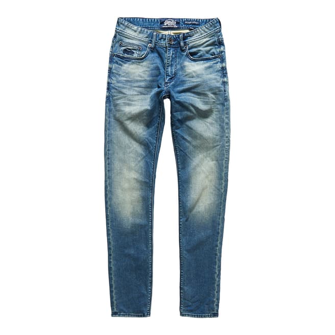 Superdry Blue Wilson Jogger Stretch Jeans