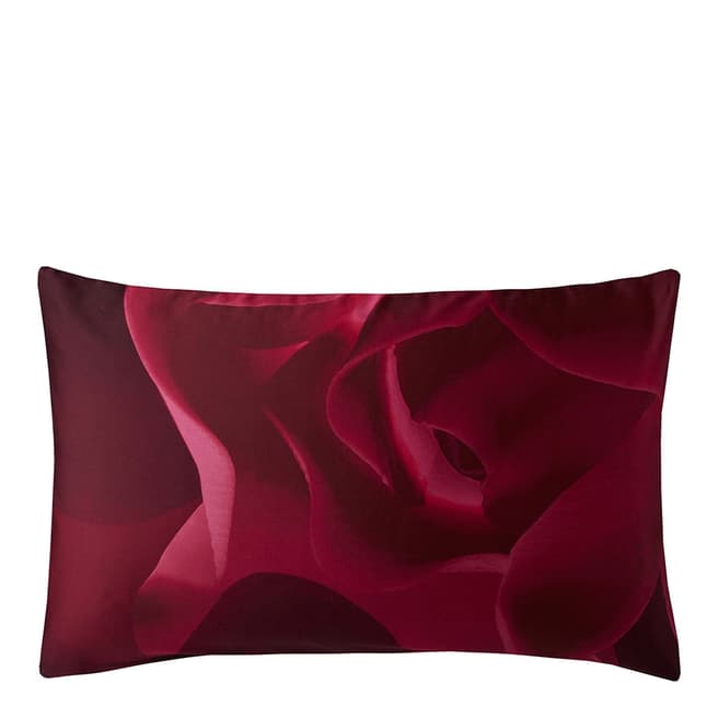 Ted Baker Porcelain Rose Pair of Housewife Pillowcases, Aubergine