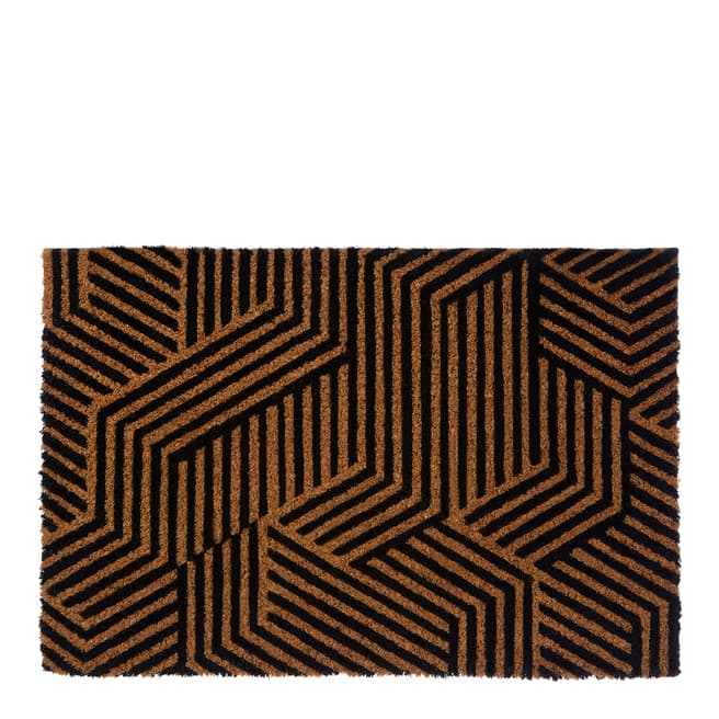 Premier Housewares Gold Urban Monochrome Doormat 40x60cm