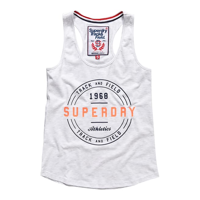 Superdry Ice Marl Track & Field Vest