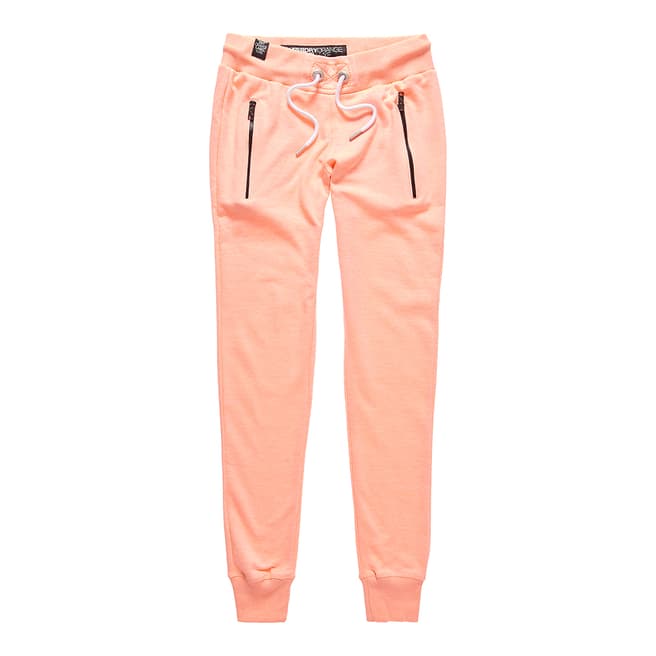Superdry Coral Blossom Jaspe Luxe Lite Edition Slim Joggers