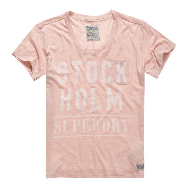 Superdry Nordic Pink Nordic Graphic T-Shirt