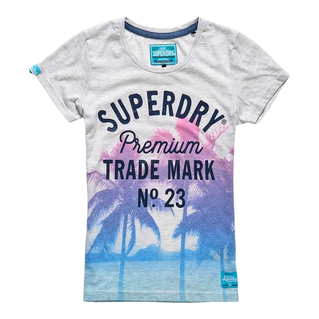 Superdry Ice Marl Photographic Entry T-Shirt