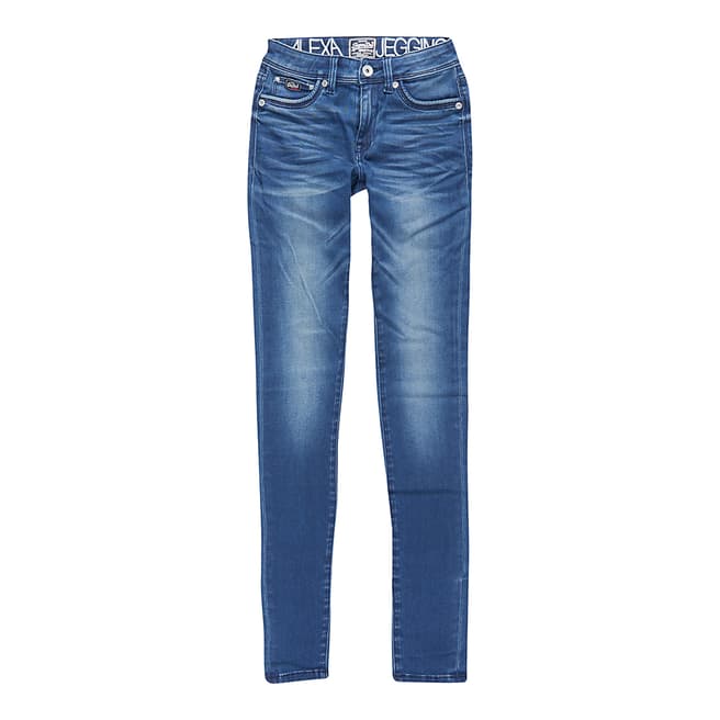 Superdry Harbour Blue Alexia Jeggings