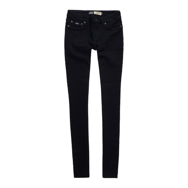 Superdry Rinse Blue Black Alexia Jeggings