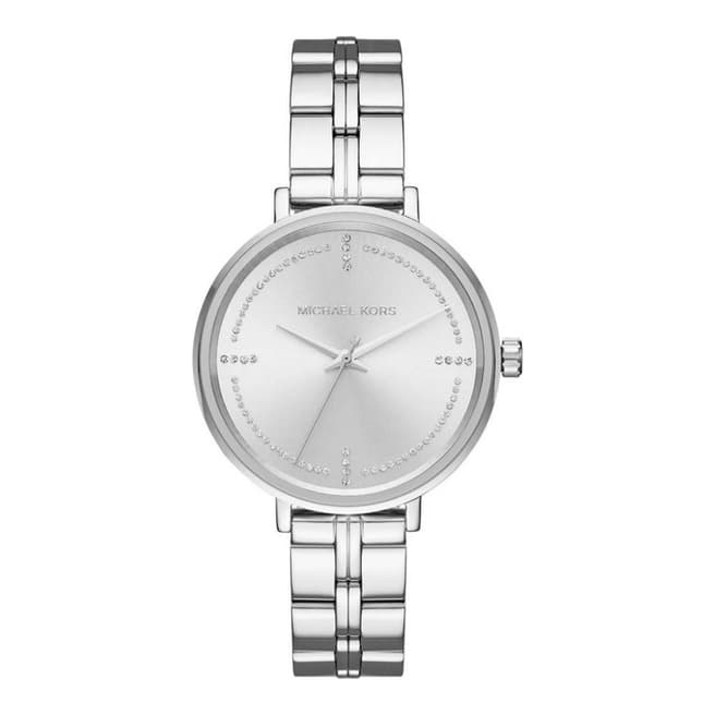 Michael Kors Women's Silver Bridgette Watch