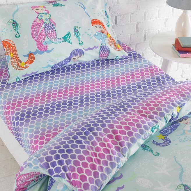Paoletti Mermaid Double Fitted Sheet