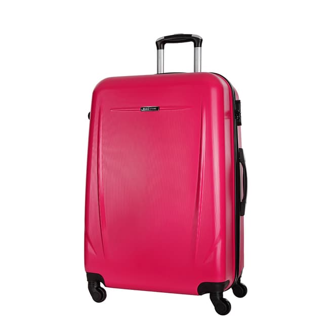 Bagstone Fuchsia Holiday 4 Wheeled Suitcase 60cm