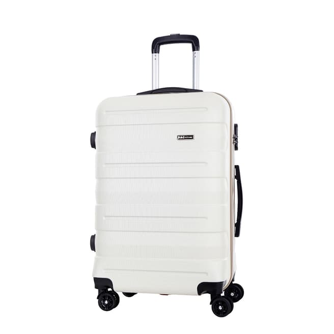 Bagstone Beige Gotcha 8 Wheeled Suitcase 60cm