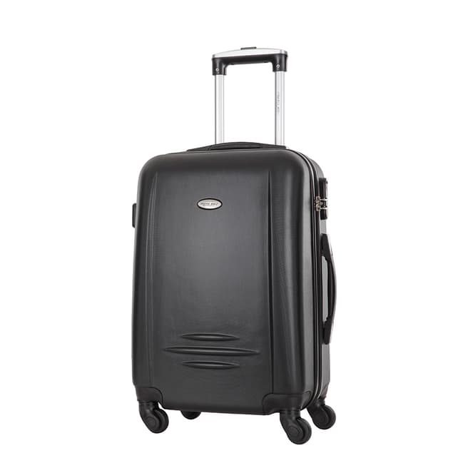 Travel One Black Burlin 4 Wheeled Suitcase 60cm