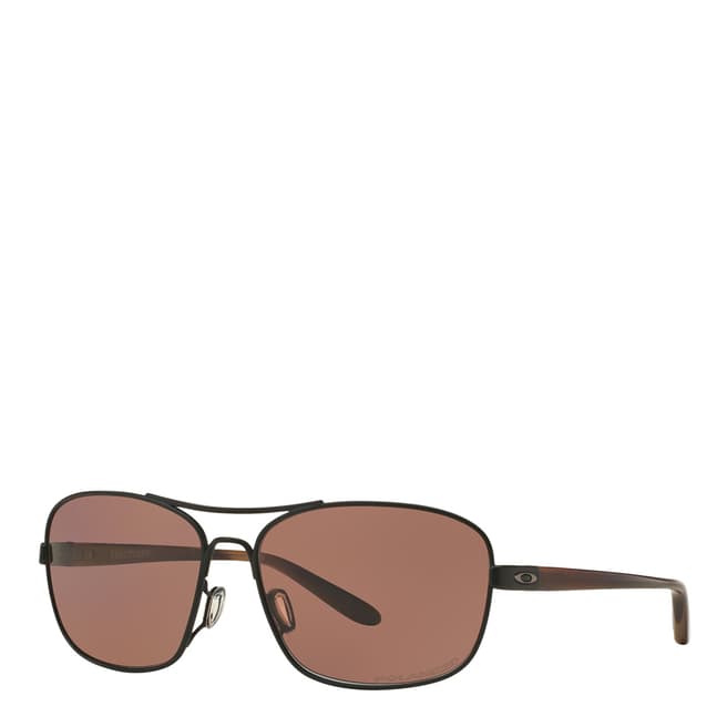 Oakley Men's Satin Black Sunglasses  