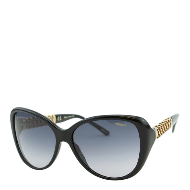 Chopard Women's Black/Gold Chopard Sunglasses 52mm