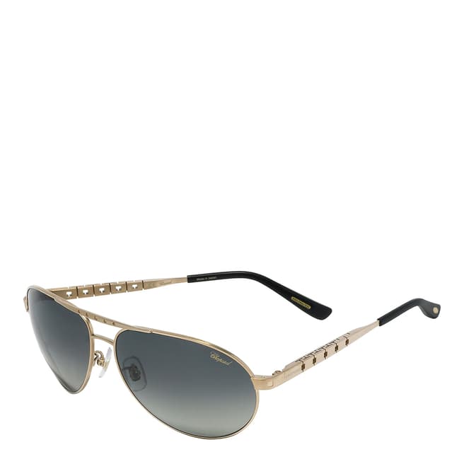 Chopard Men's Gold and Black Sunglasses