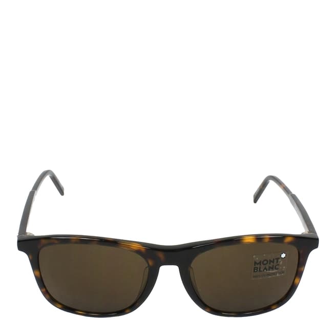 Montblanc Men's Dark Brown Sunglasses