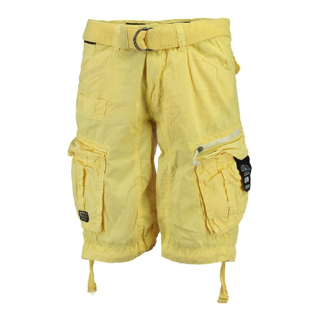 Geographical Norway Men's Light Yellow Bermuda Shorts