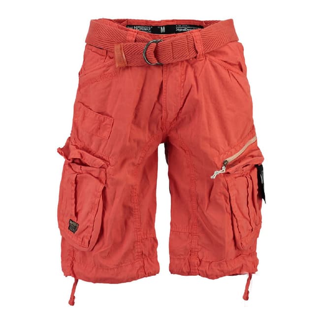 Geographical Norway Men's Orange Bermuda Shorts