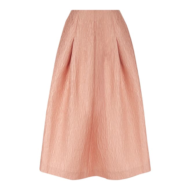 Jaeger Pink Full A-Line Skirt