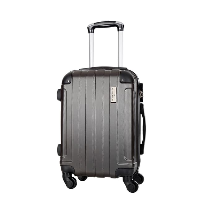 Platinium Grey Delos 4 Wheeled Suitcase 56cm