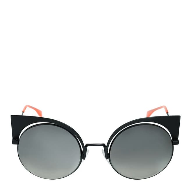 Fendi Women's Matte Black Eyeshine Sunglasses 53 mm