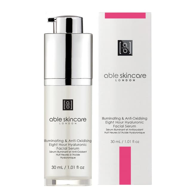 Able Skincare Illuminating and Anti-Oxidising Eight Hour Hyaluronic Facial Serum