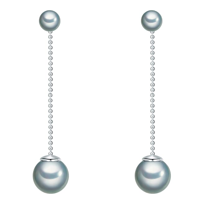 Perldesse Grey Pearl Earrings 10mm