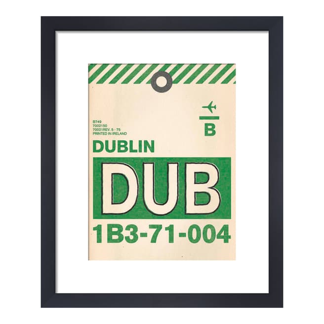 Nick Cranston Destination - Dublin 36x28cm Framed Print