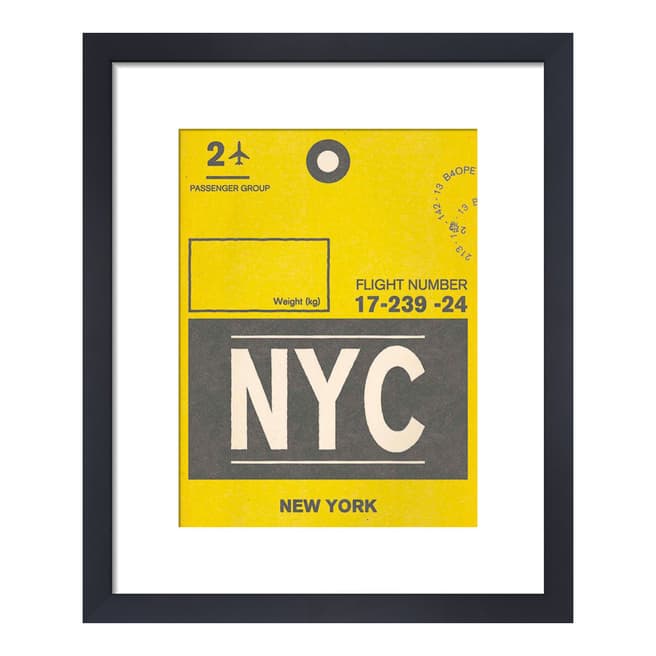 Nick Cranston Destination - New York 36x28cm Framed Print