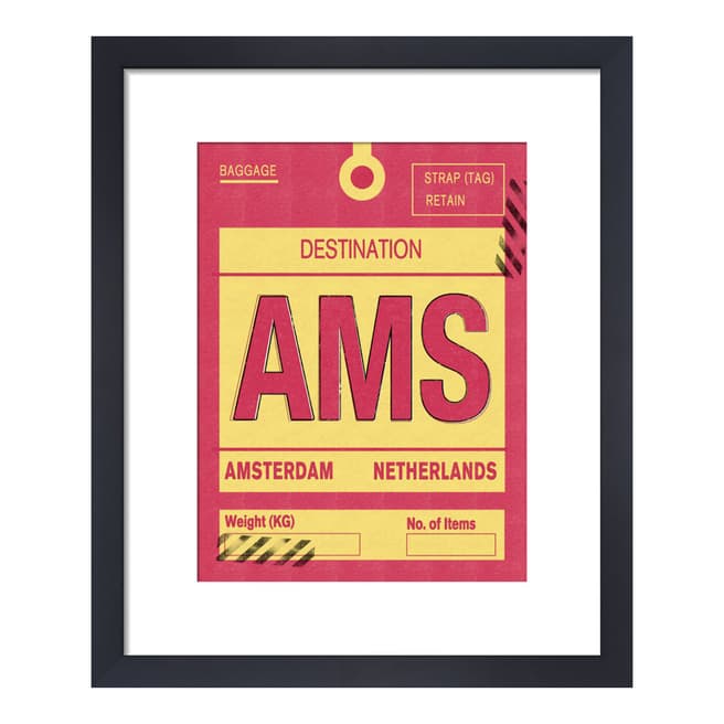 Nick Cranston Destination - Amsterdam 36x28cm Framed Print