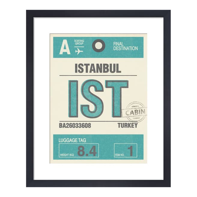 Nick Cranston Destination - Istanbul 36x28cm Framed Print