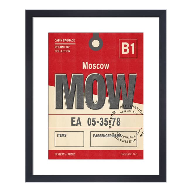 Nick Cranston Destination - Moscow 36x28cm Framed Print