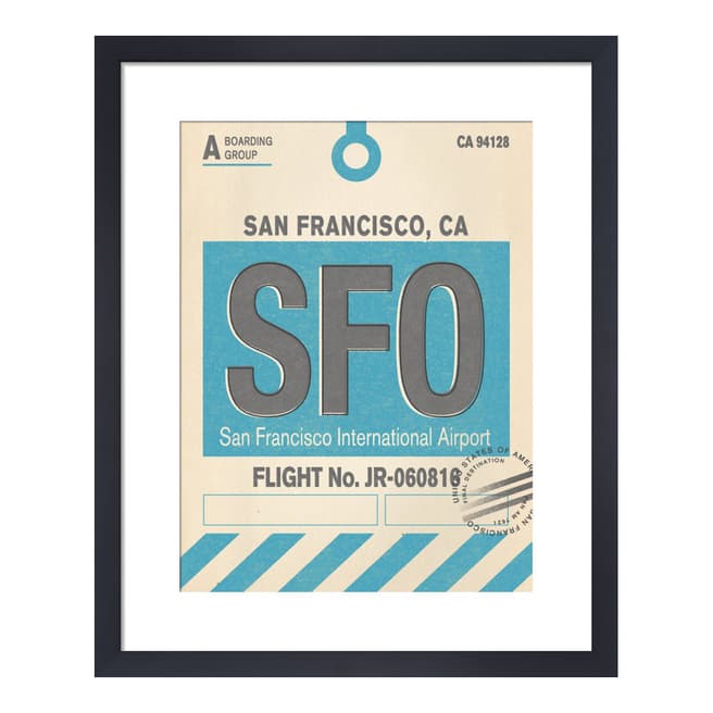 Nick Cranston Destination - San Francisco 36x28cm Framed Print