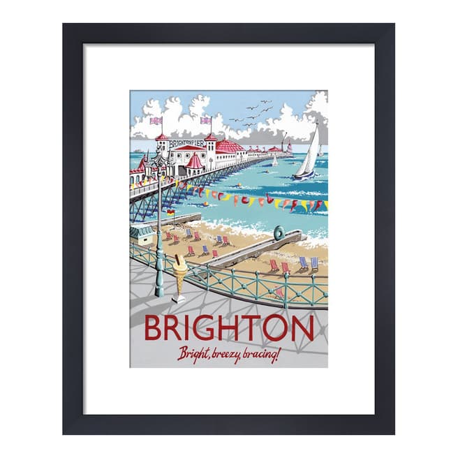 Kelly Hall Brighton   35.5x28cm Framed Print