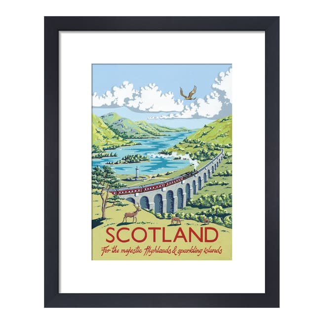 Kelly Hall Scotland 35.5x28cm Framed Print