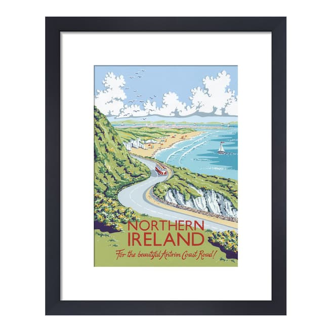 Kelly Hall Northern Ireland 35.5x28cm Framed Print
