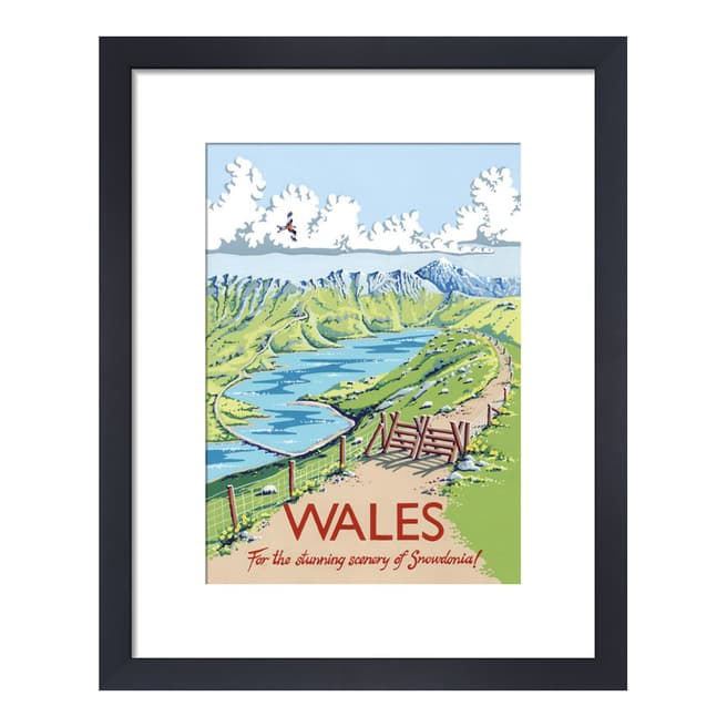 Kelly Hall Wales 35.5x28cm Framed Print
