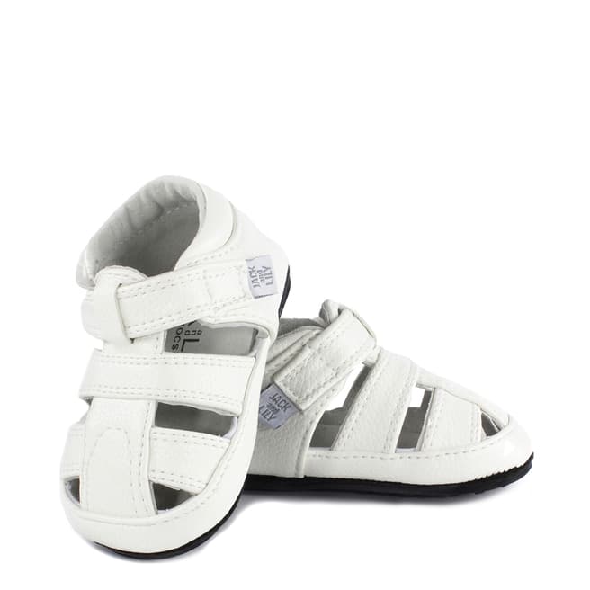 Jack & Lily White Bailey Sandals