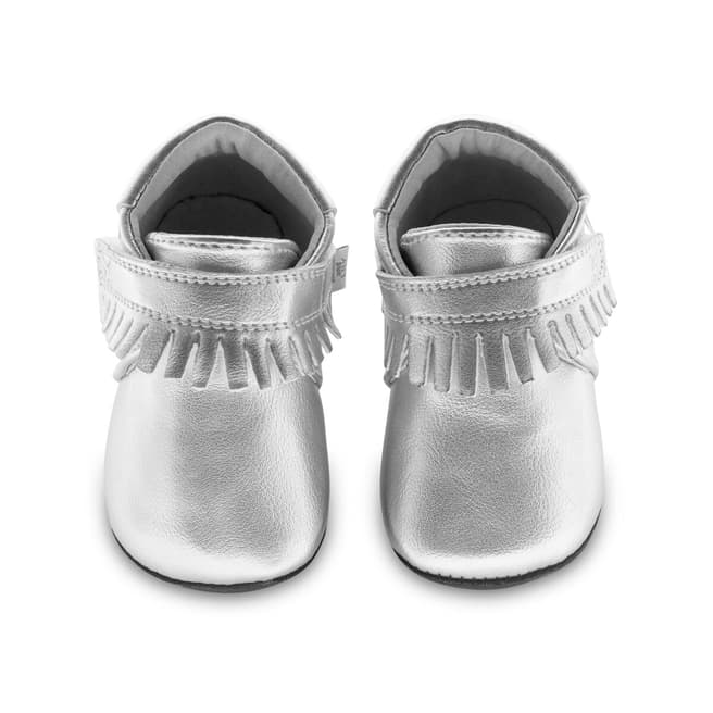 Jack & Lily Silver Fringe Phyllis Booties