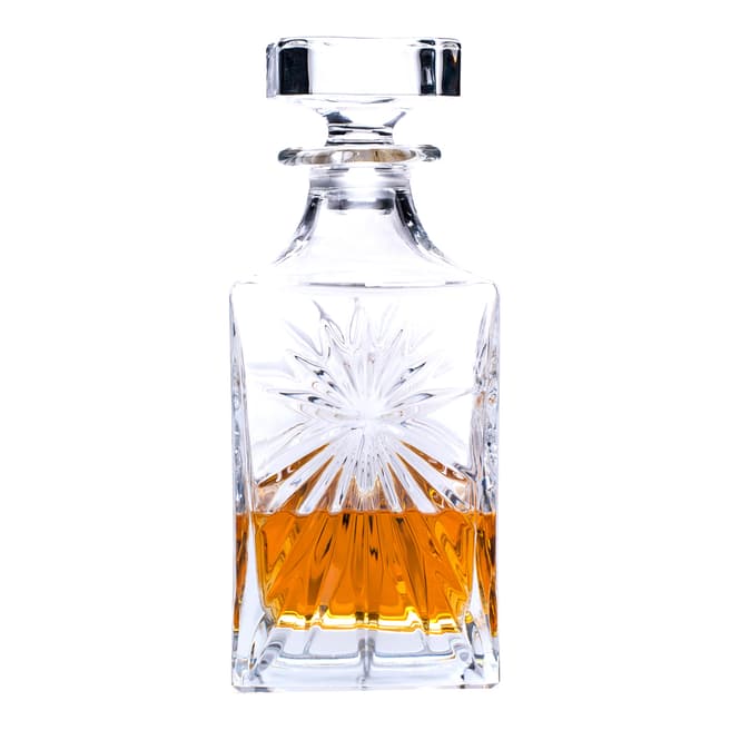 RCR Crystal Oasis Crystal Square Decanter, 850ml