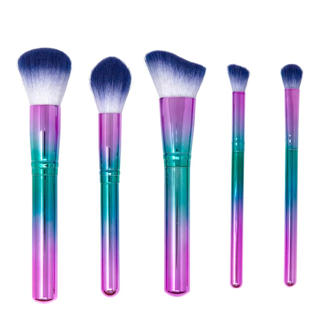 Zoe Ayla Holographic Purple Over-The-Rainbow Brush Set