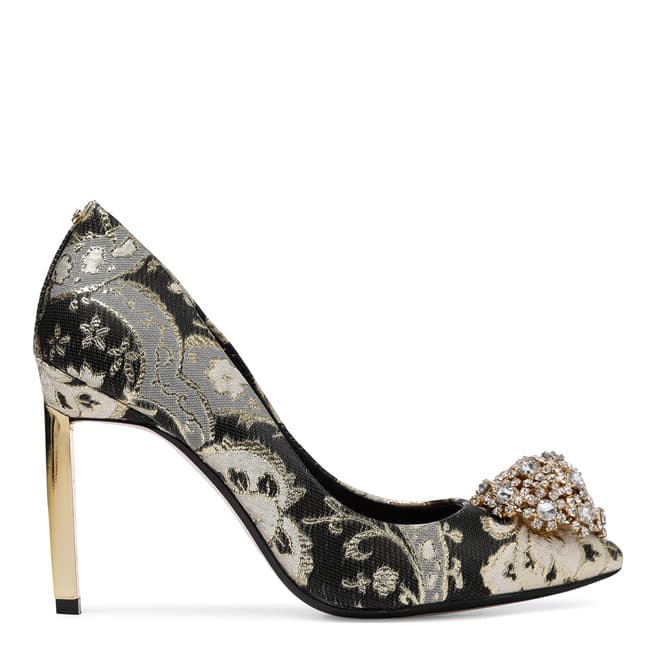 Ted Baker Multi Peetch Ornate Paisley Court Shoes