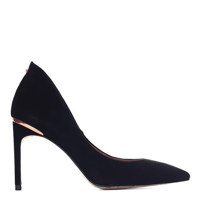 Ted Baker Black Suede Savio Court Shoes 