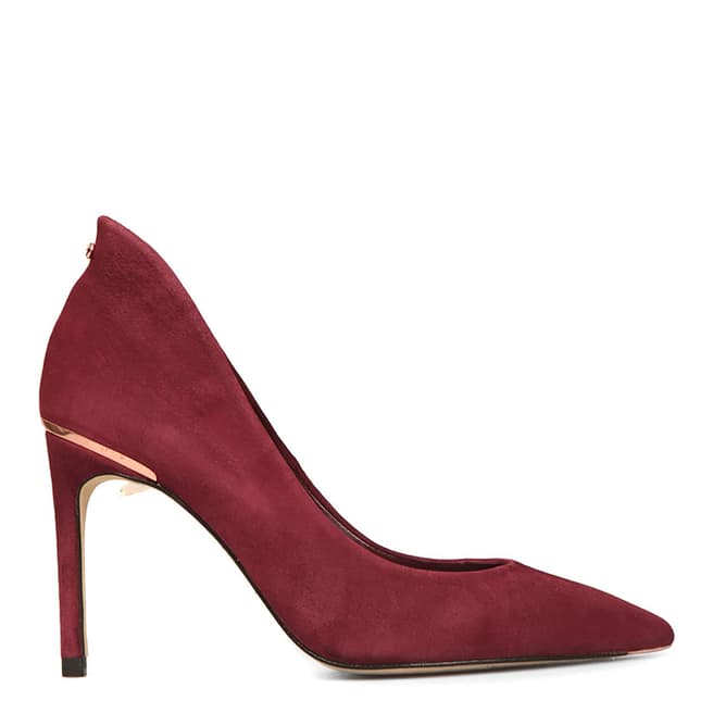 Ted Baker Burgundy Suede Savio Court Shoes 
