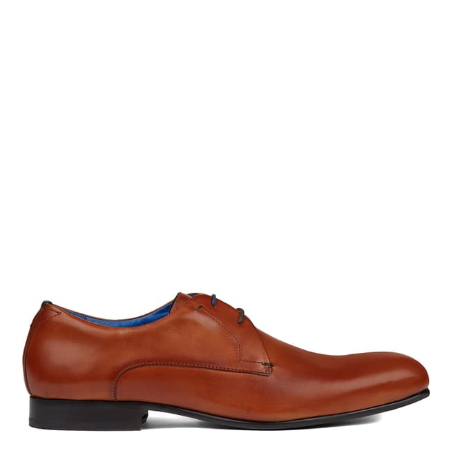 Ted Baker Tan Leather Bapoto Classic Derby Shoes