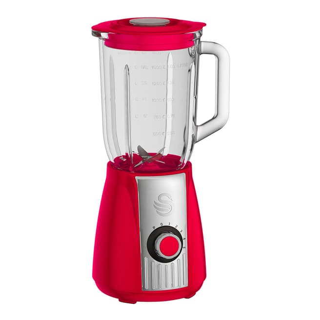 Swan Red Retro Stand Blender