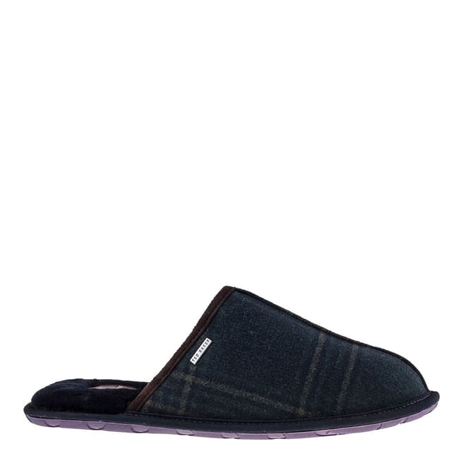 Ted Baker Dark Blue Suede Youngi Mule Slippers 
